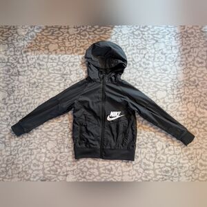 Nike Kids Charcoal Hoodie with Logo